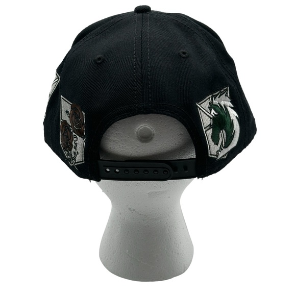 Bioworld Merch Attack on Titan shield Logo SnapBack Baseball Cap Hat Funmation - Picture 2 of 7